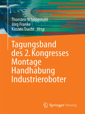 cover image of Tagungsband des 2. Kongresses Montage Handhabung Industrieroboter